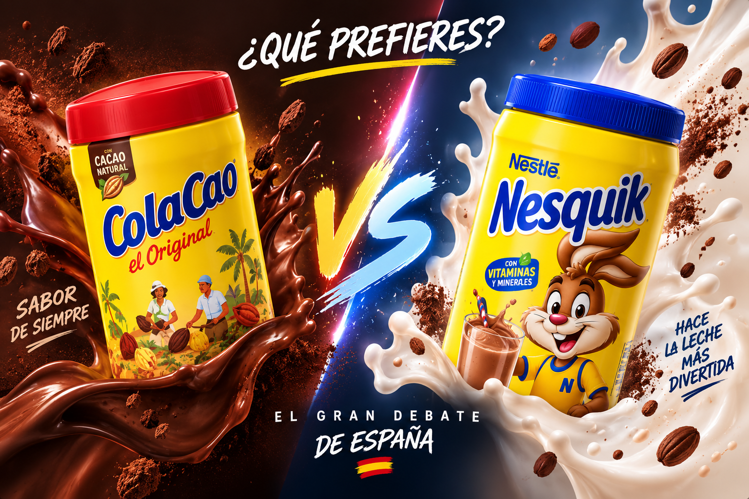 Colacao vs Nesquik